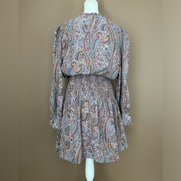 {Bishop + Young} Marmont Boho Dress Long Sleeve in Dusk Paisley - Small - NWT - Picture 6 of 11